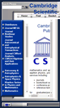 Mobile Screenshot of cambridgescientificpublishers.com
